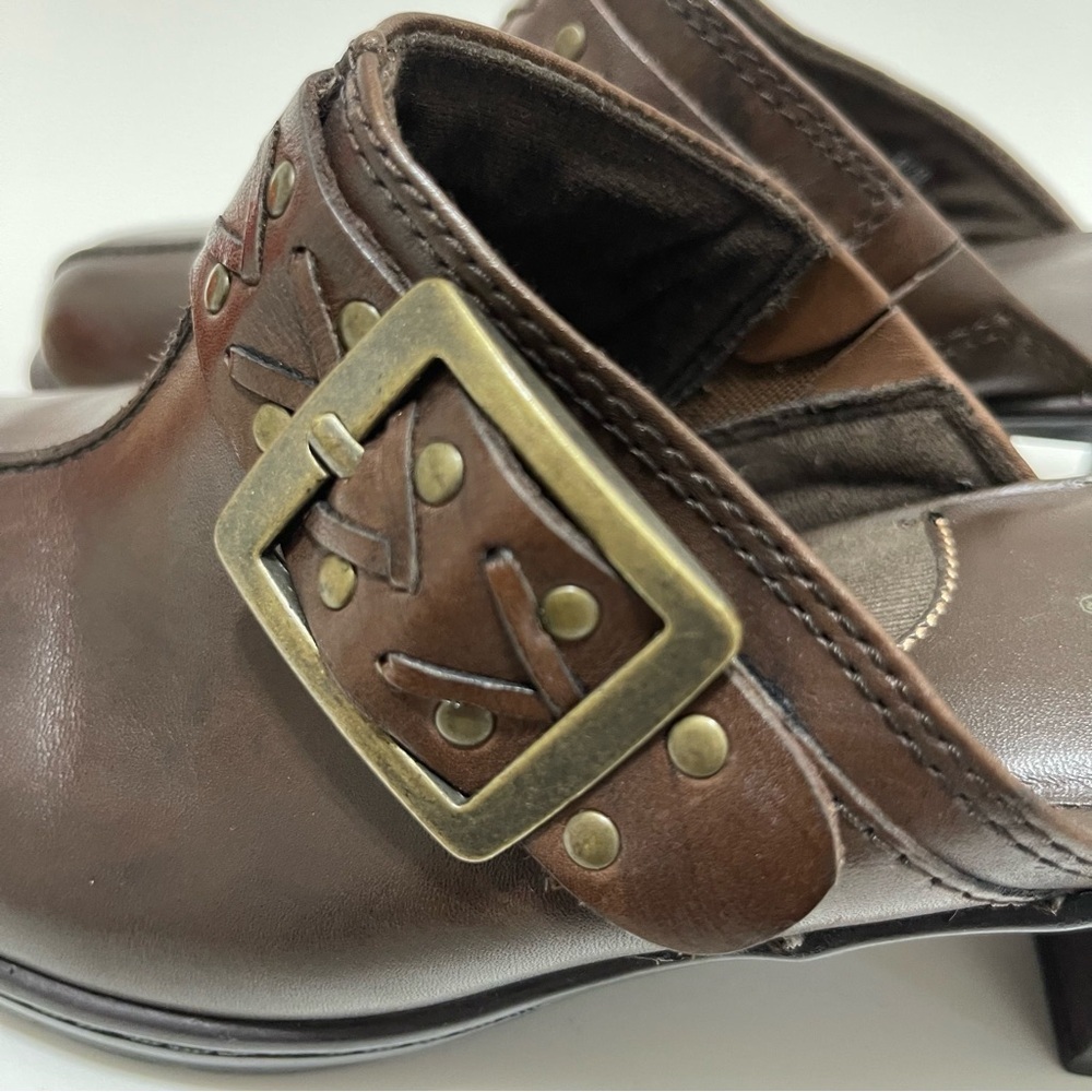 Clarks Women’s Size 8.5 US
Bendables Brown Leather Slip On Comfort Mules 83545 - Picture 9 of 16